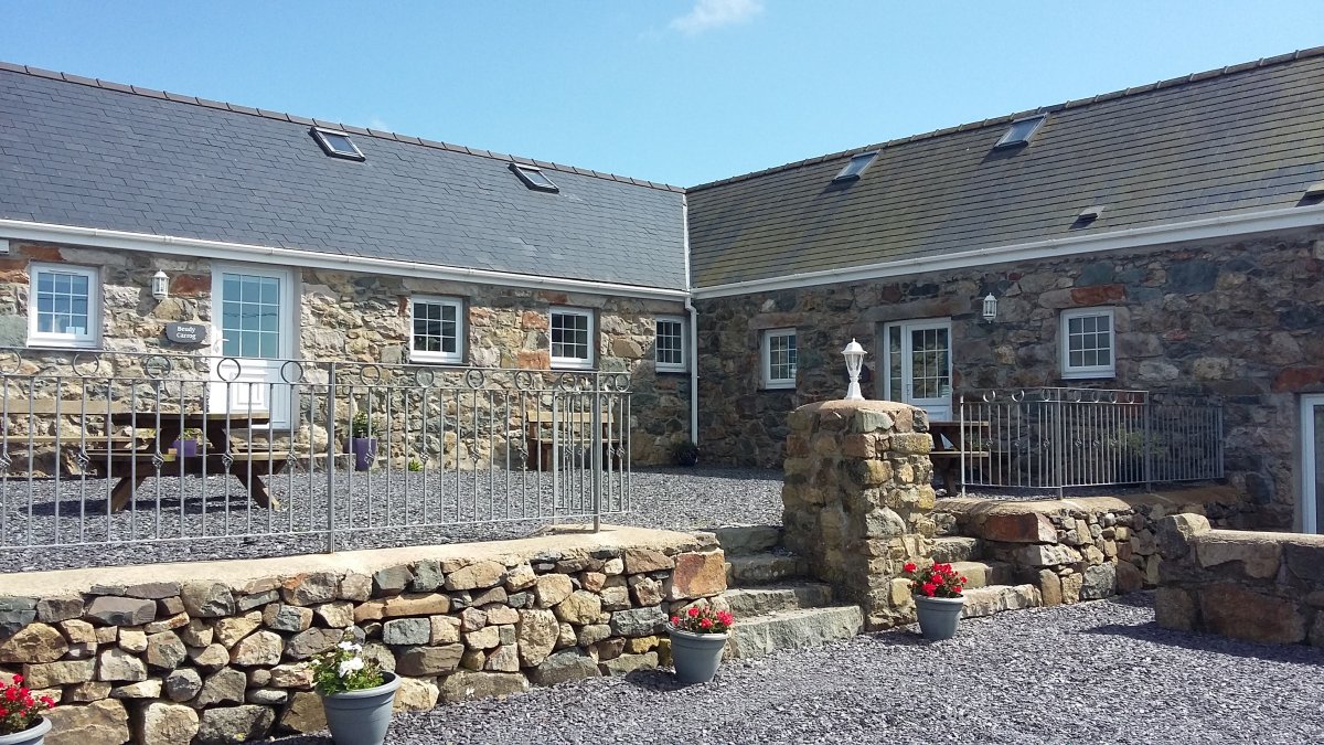 Carrog Farm Cottages - set around a courtyard